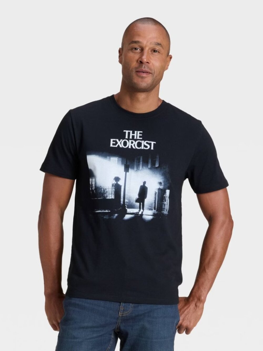 NEW Men's Exorcist Short Sleeve Graphic T-Shirt - Goodfellow & Co™ Black XXL